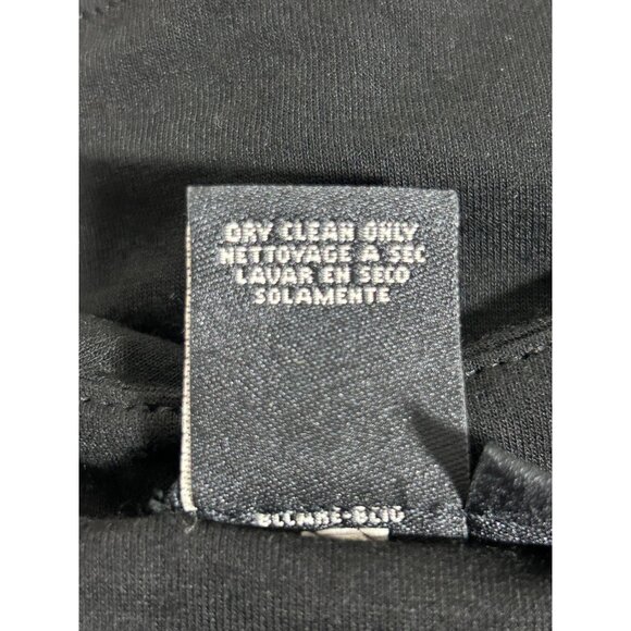 BCBGMaxAzria Women's Ruched Ruffle Sleeveless Top in Black - Sz M - Picture 5 of 5